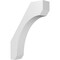 Ekena Millwork 5 1/2-in. W x 22-in. D x 30-in. H Legacy Architectural Grade PVC Knee Brace BRCP055X22X30LEC - alternate 1